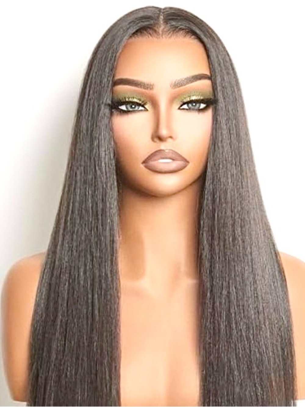 Frodio 28” HD Lace Front Wig Human Hair 9x6 Glueless Natural Black precut